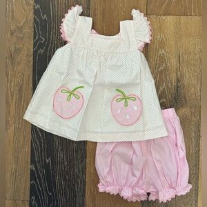 Stitchy Fish Wildberry Wonder Applique Bloomer Set 18 months NWT